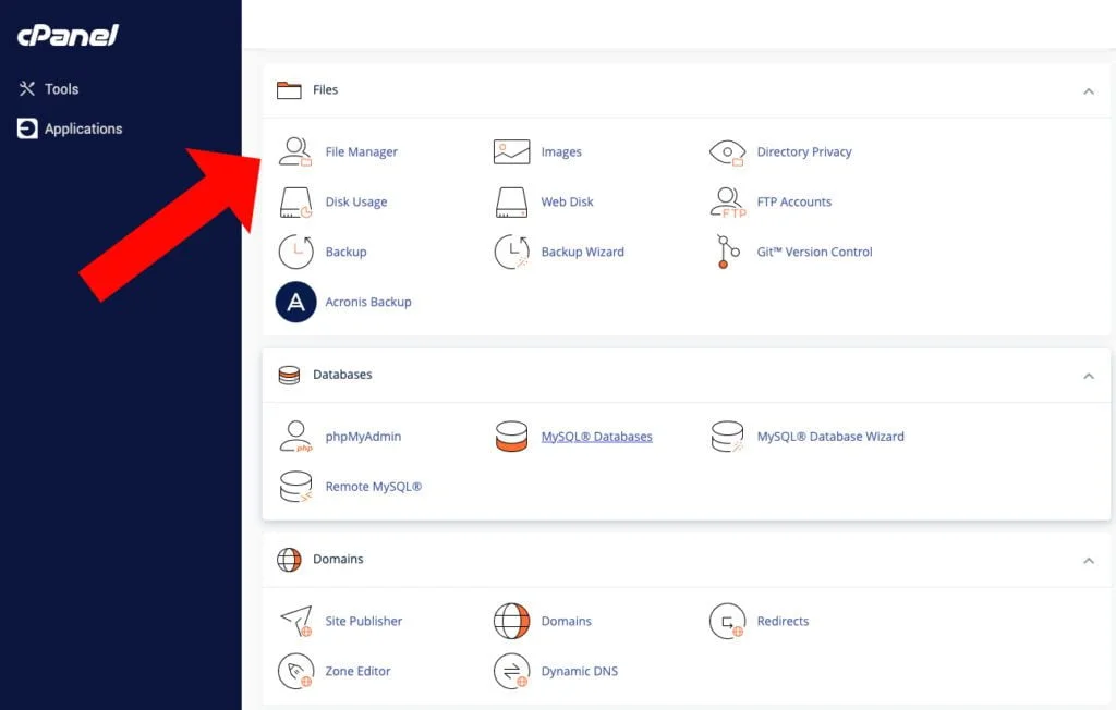WordPress admin user using cpanel