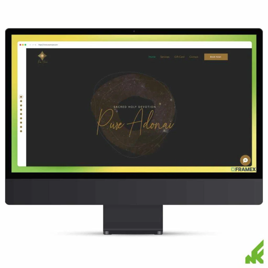 Pure Adonai website by Matt Forbes Dev